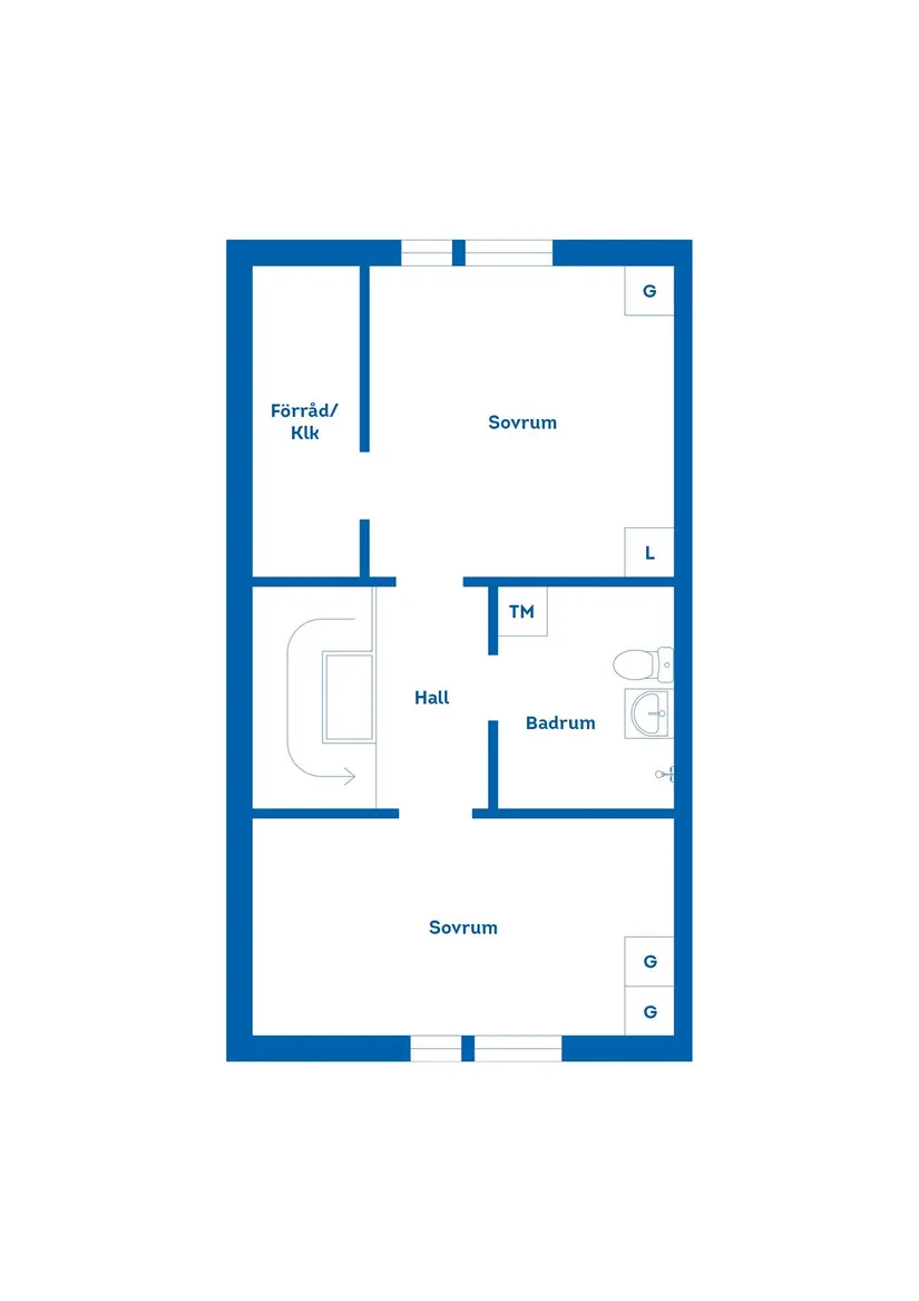 Bostadsrätt, Radhus, Mariebergsgatan 17, Turbo, Sala