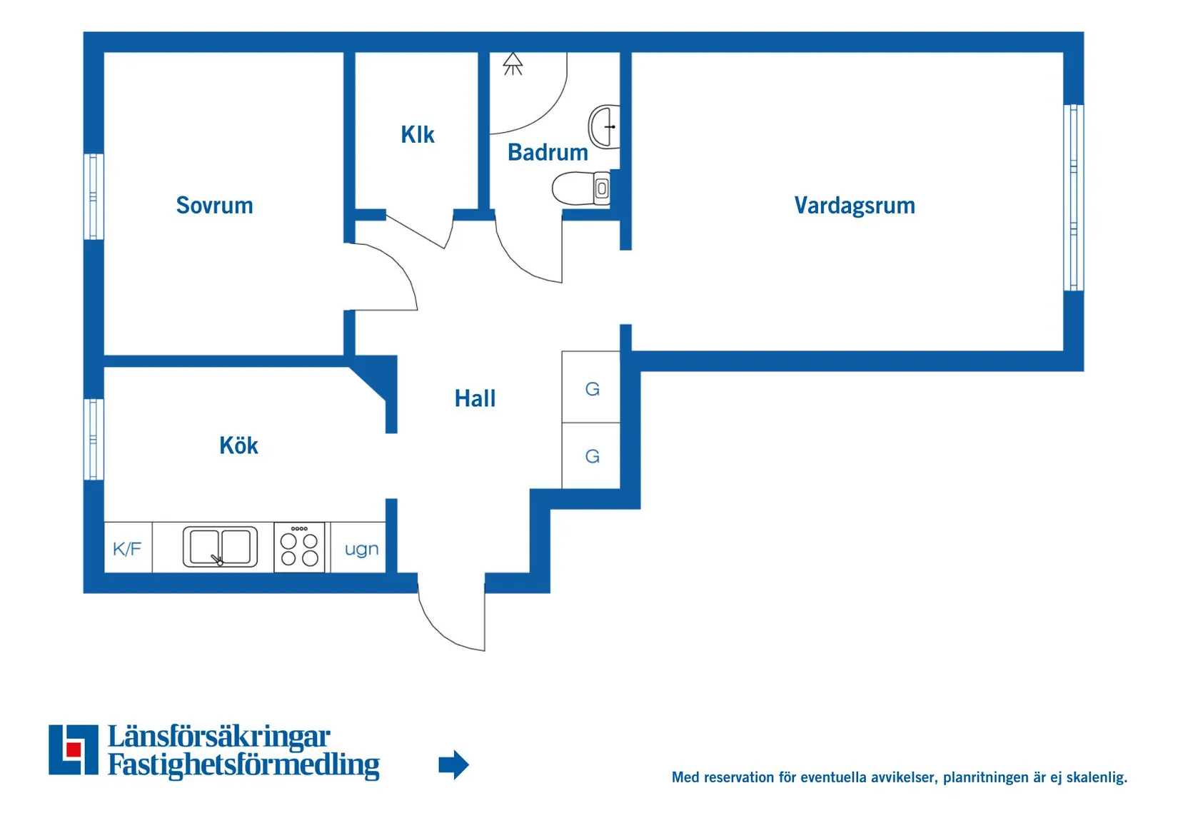 Bostadsrätt, Grengatan 1C, Centrum, Sjöbo