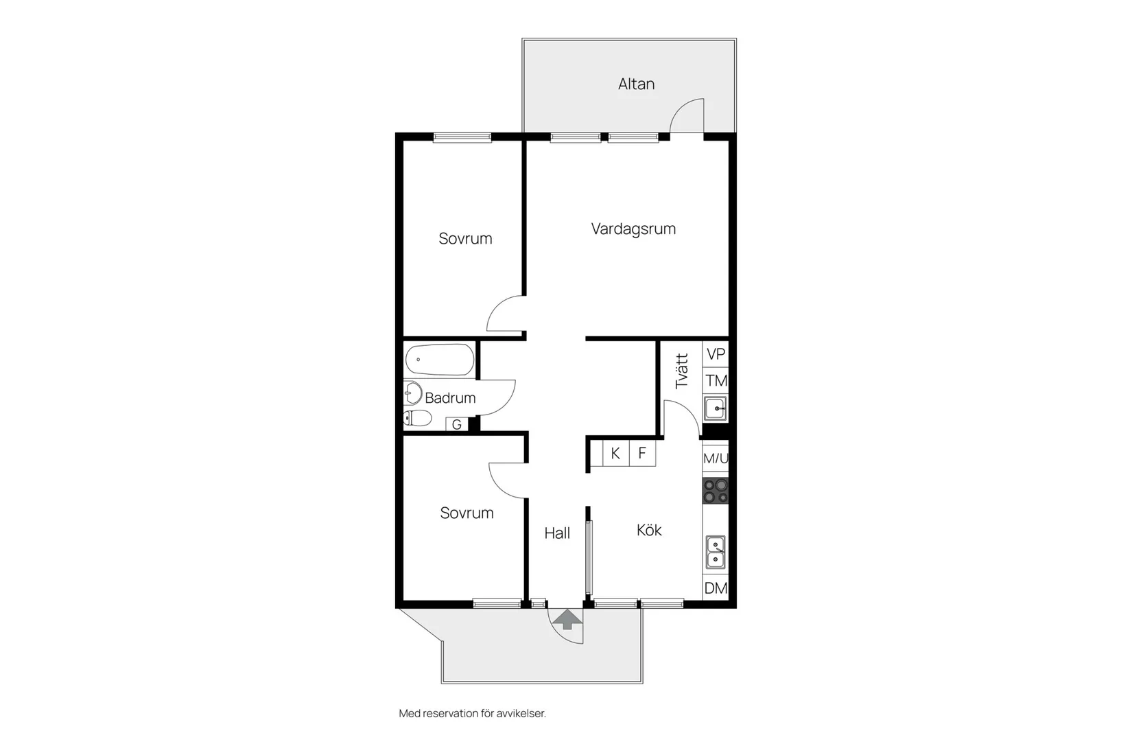 Bostadsrätt, Målaregatan 2 lgh 8, Strömstad