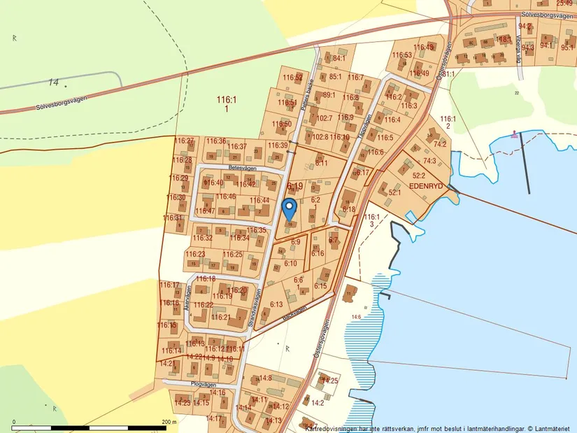 Villa, Strandviksvägen 16, Valje, Bromölla