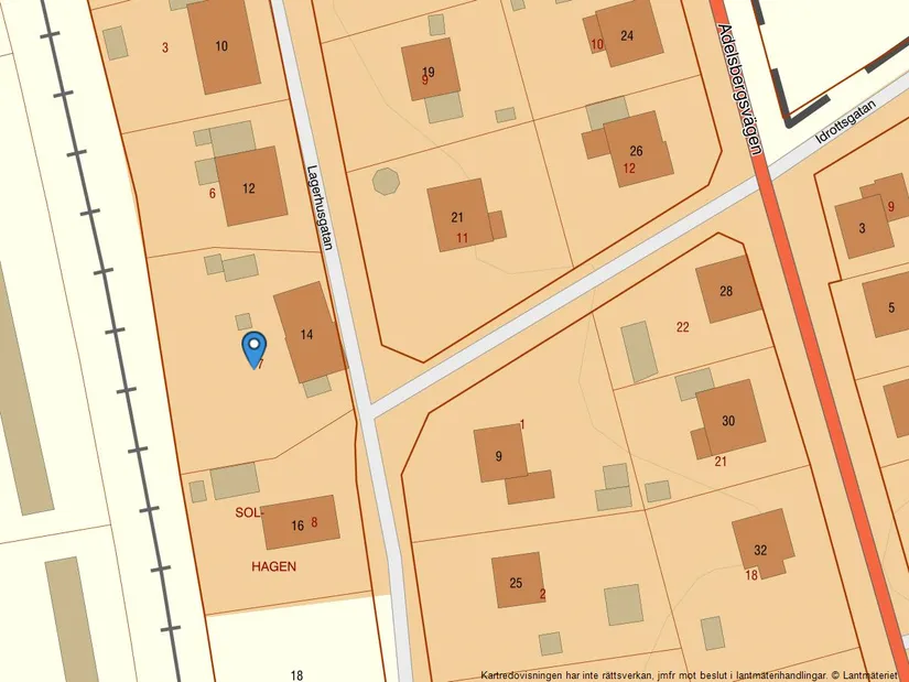 Villa, Lagerhusgatan 14, Tomelilla