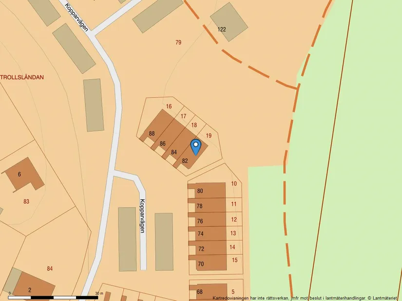 Villa, Radhus, Kopparvägen 82, Skarpäng, Täby