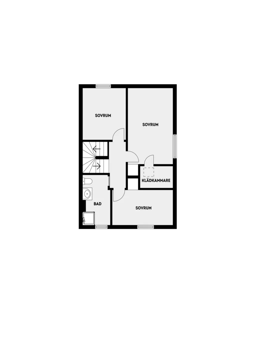 Villa, Radhus, Kopparvägen 82, Skarpäng, Täby