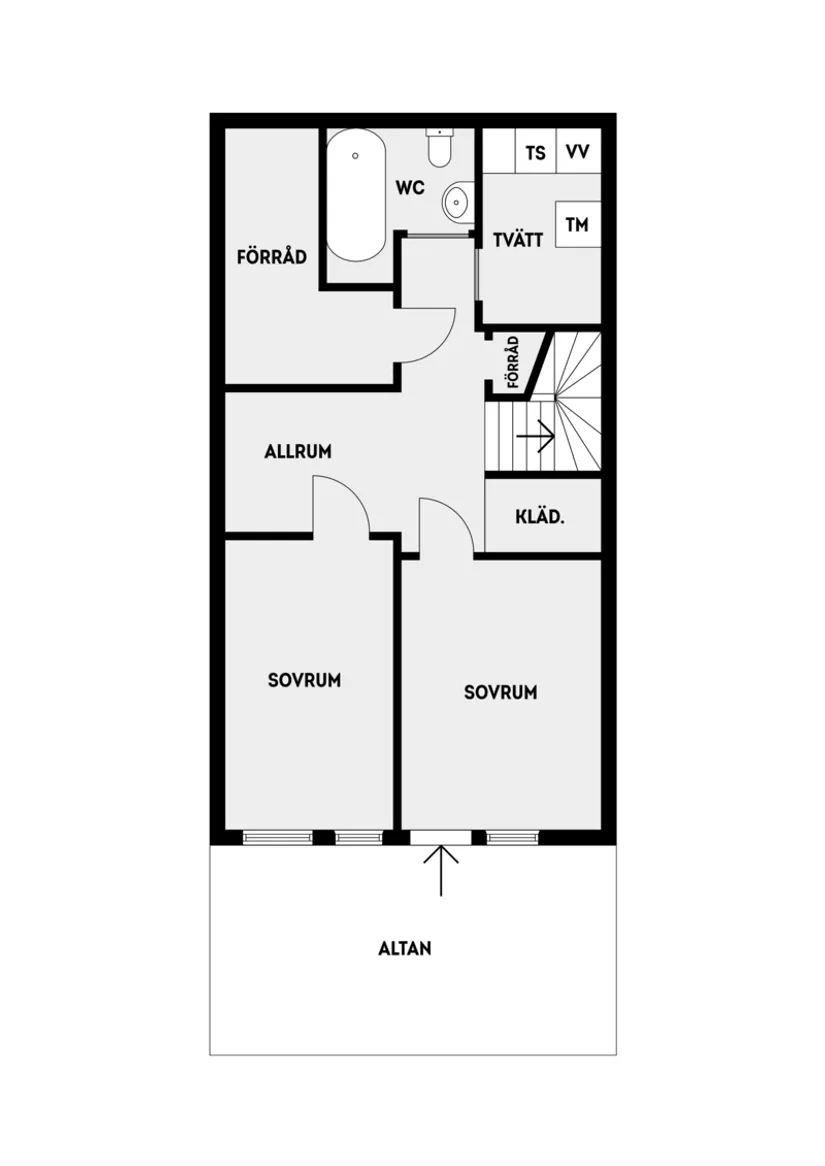 Villa, Radhus, Kopparvägen 82, Skarpäng, Täby