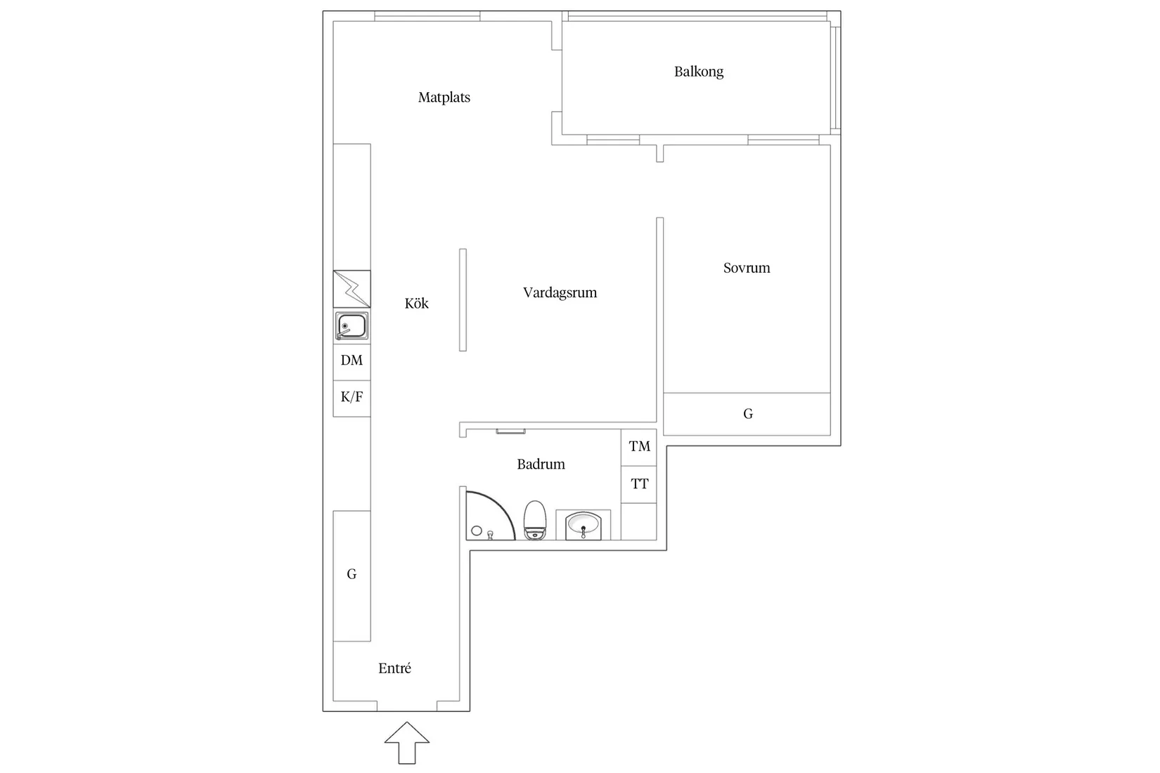 Bostadsrätt, Kanalgatan 19, Kristianstad - Centrum, Kristianstad