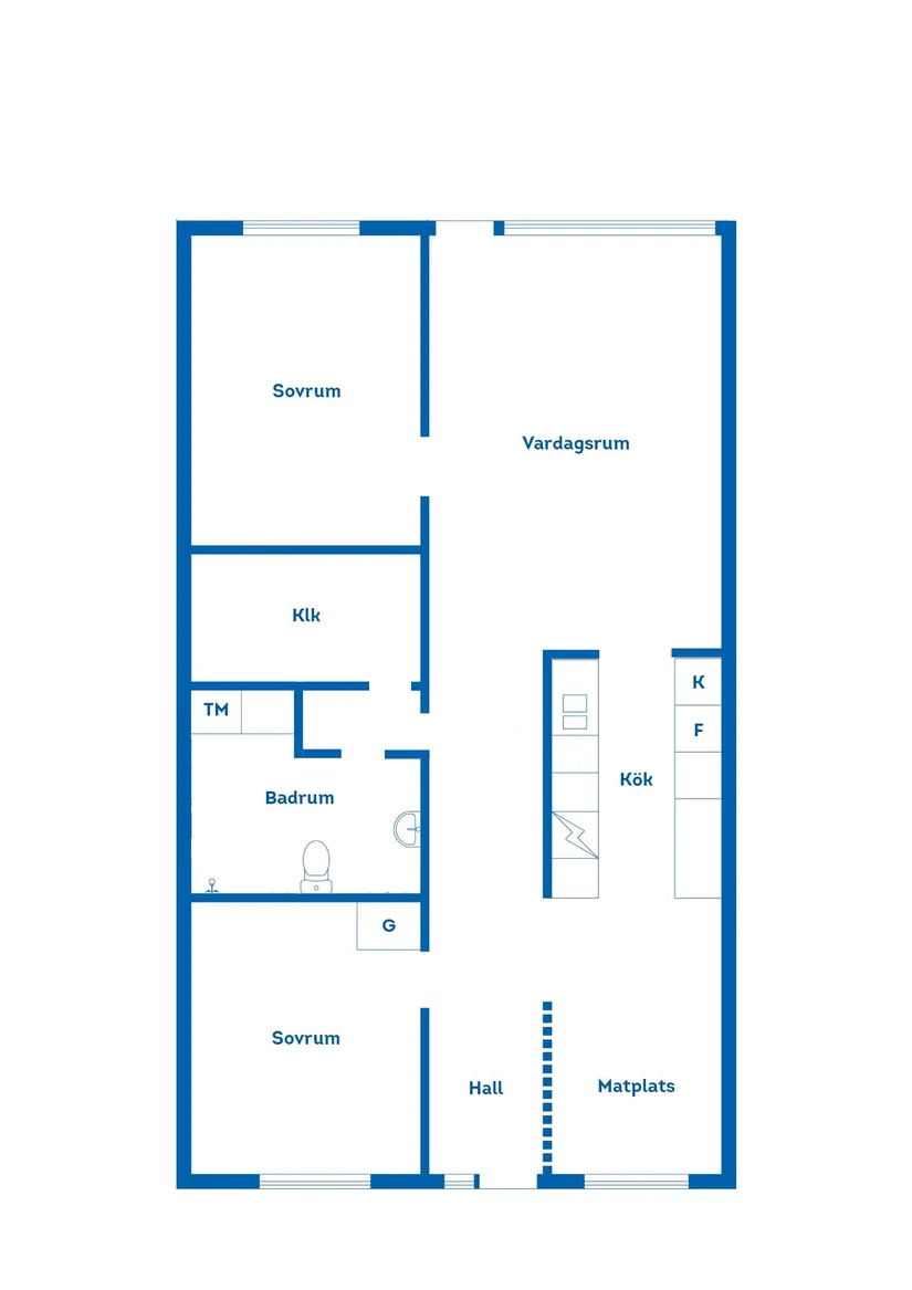 Bostadsrätt, Radhus, Torngatan 34, Högelid, Mariestad
