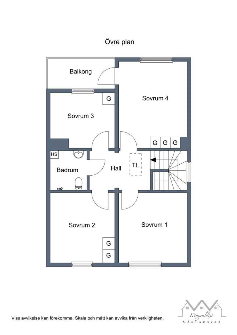 Radhus, Gärdesvägen 1 D, Väppeby äng, Håbo