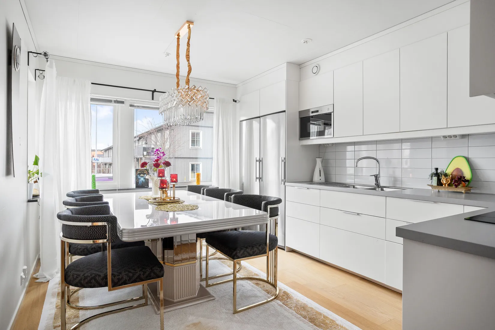 Radhus, Gärdesvägen 1 D, Väppeby äng, Håbo