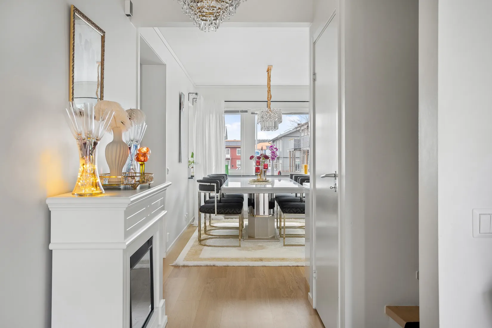 Radhus, Gärdesvägen 1 D, Väppeby äng, Håbo