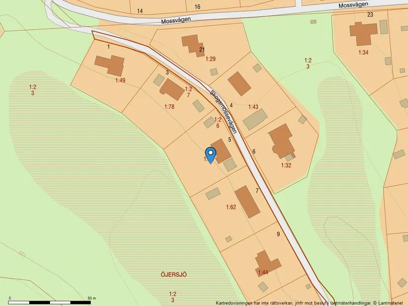 Villa, Skogsmossevägen 5, Öjersjö, Partille