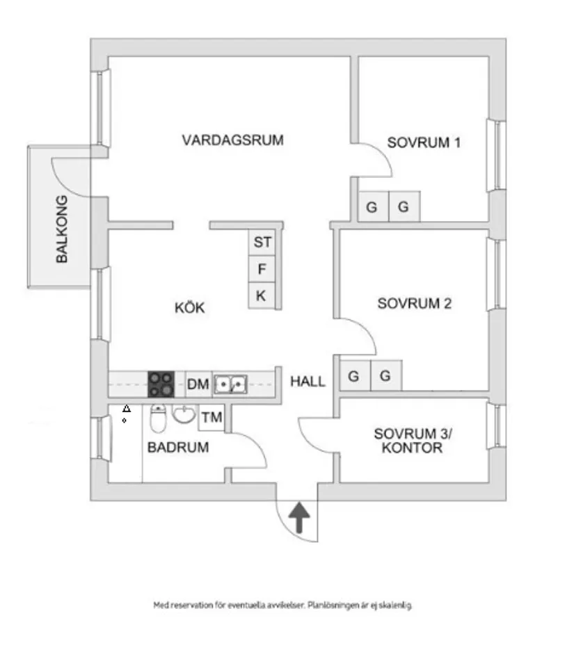 Bostadsrätt, Celsings Väg 39, Rotsunda, Sollentuna