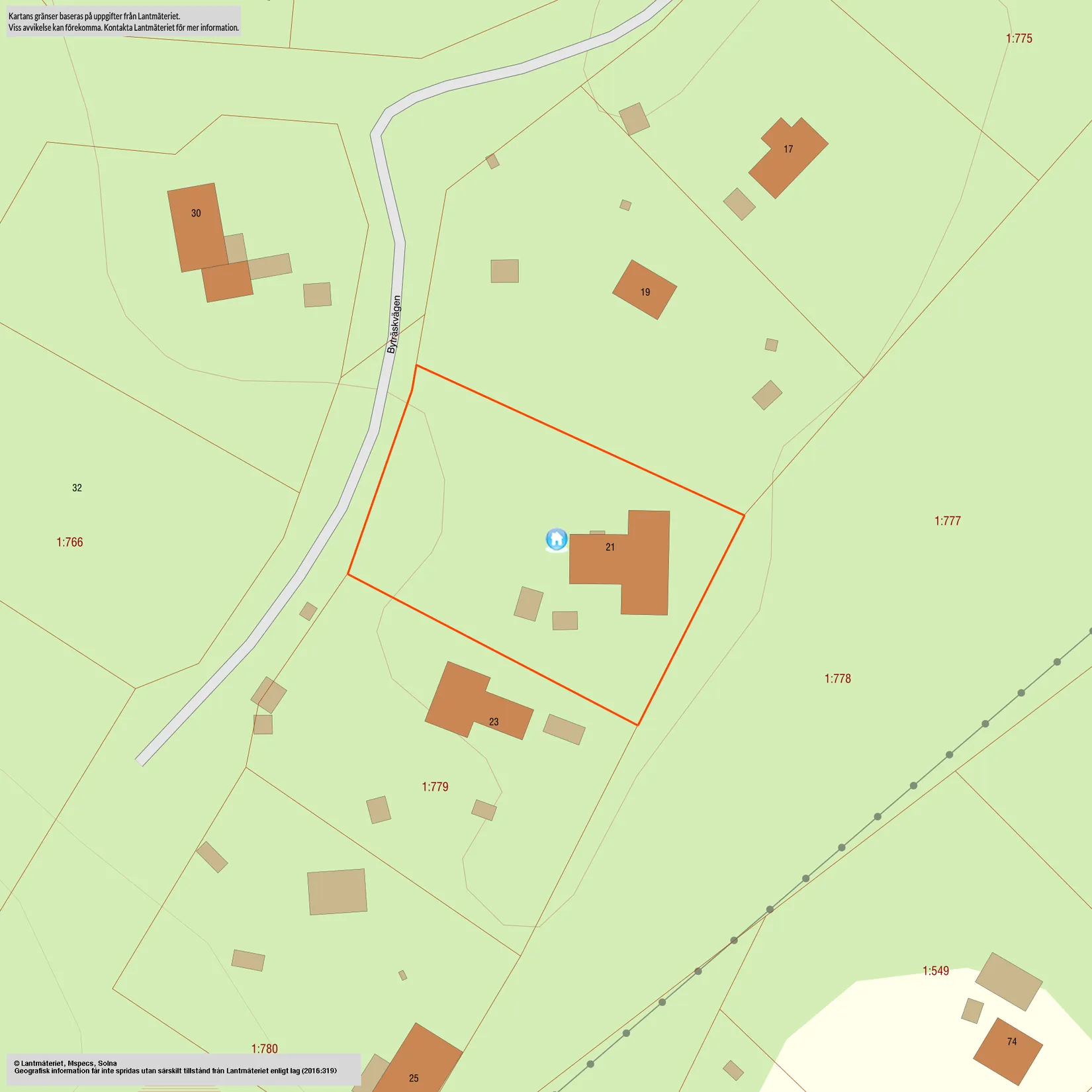 Villa, Byträskvägen 21, Stavsnäs, Värmdö
