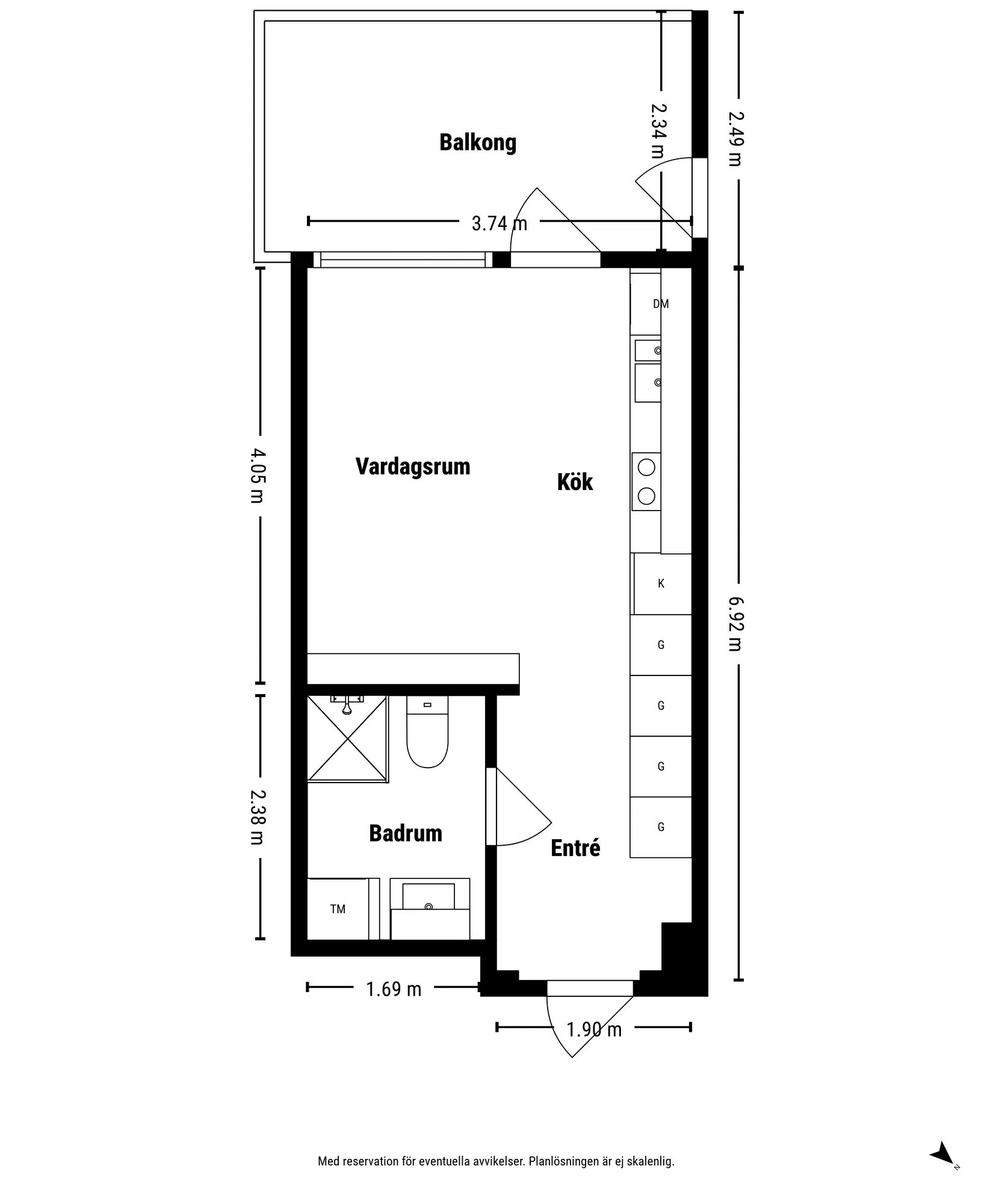 Bostadsrätt, Walter Bengtssons Gata 24, Majorna, Göteborg