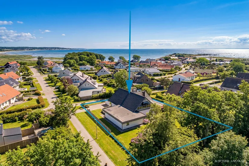 Villa, Haranäsvägen 1, Näset, Falkenberg