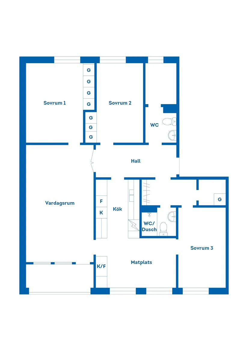 Bostadsrätt, Västra Prinsgatan 27A, Trossö, Karlskrona