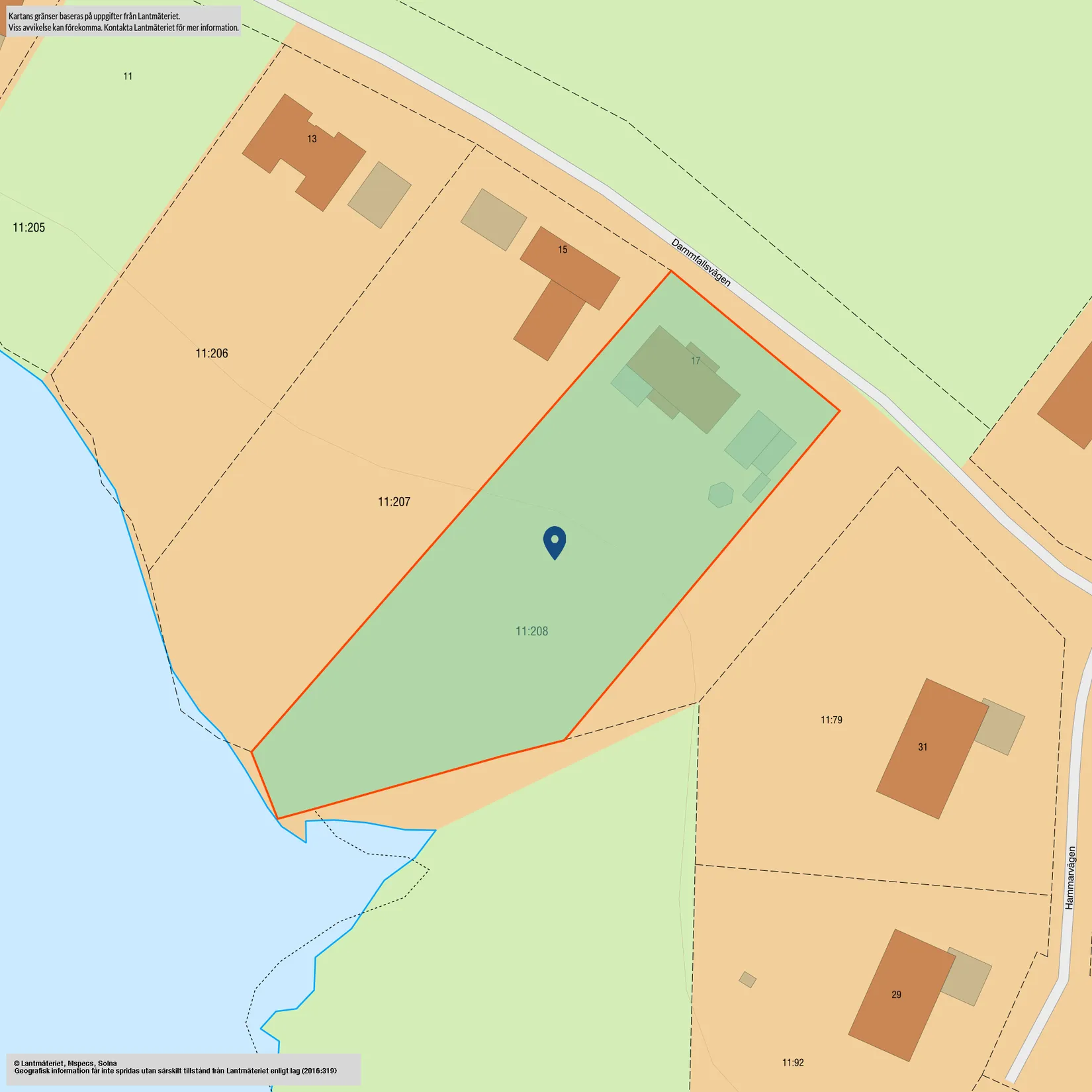 Villa, Dammfallsvägen 17, Hammaren, Hofors