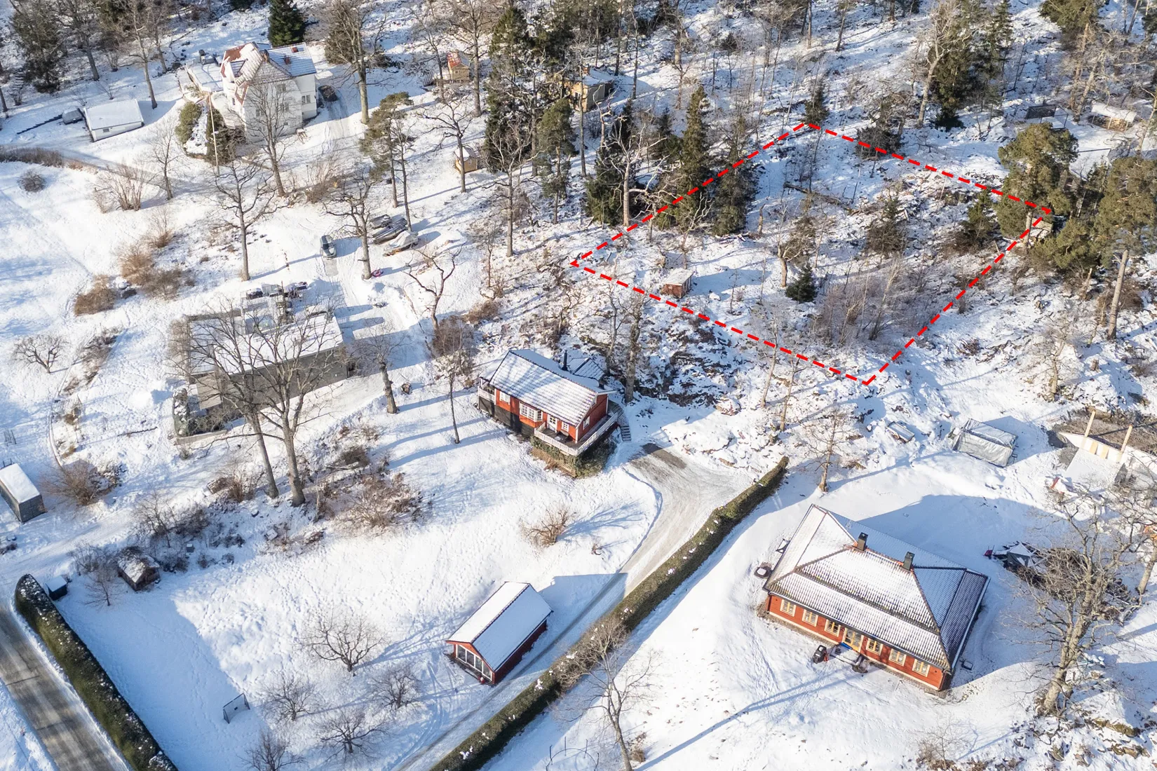Tomt, Baggensvägen 34B, Boo Gård, Nacka