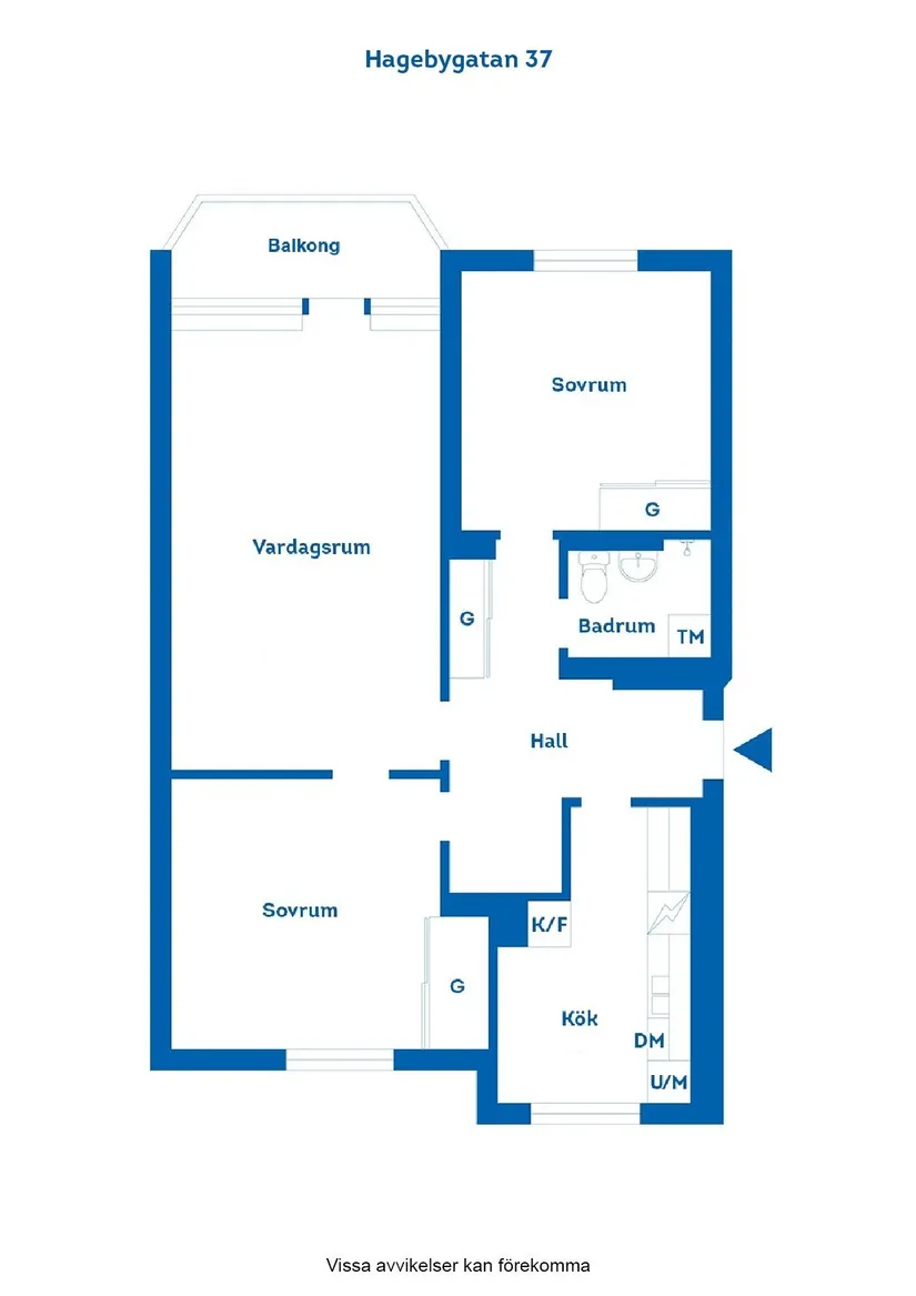 Bostadsrätt, Hagebygatan 37, Söder, Norrköping