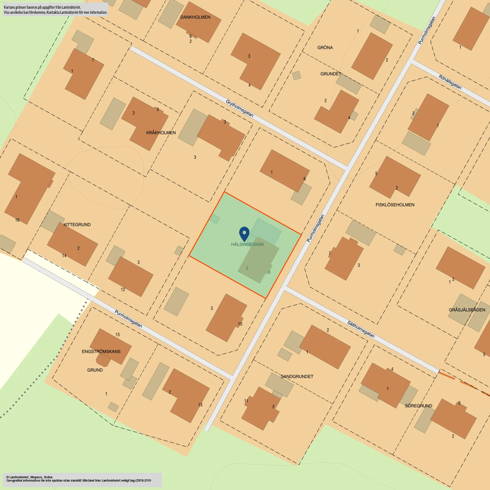 Villa, Purrholmsgatan 8, Mockebo, Oskarshamn