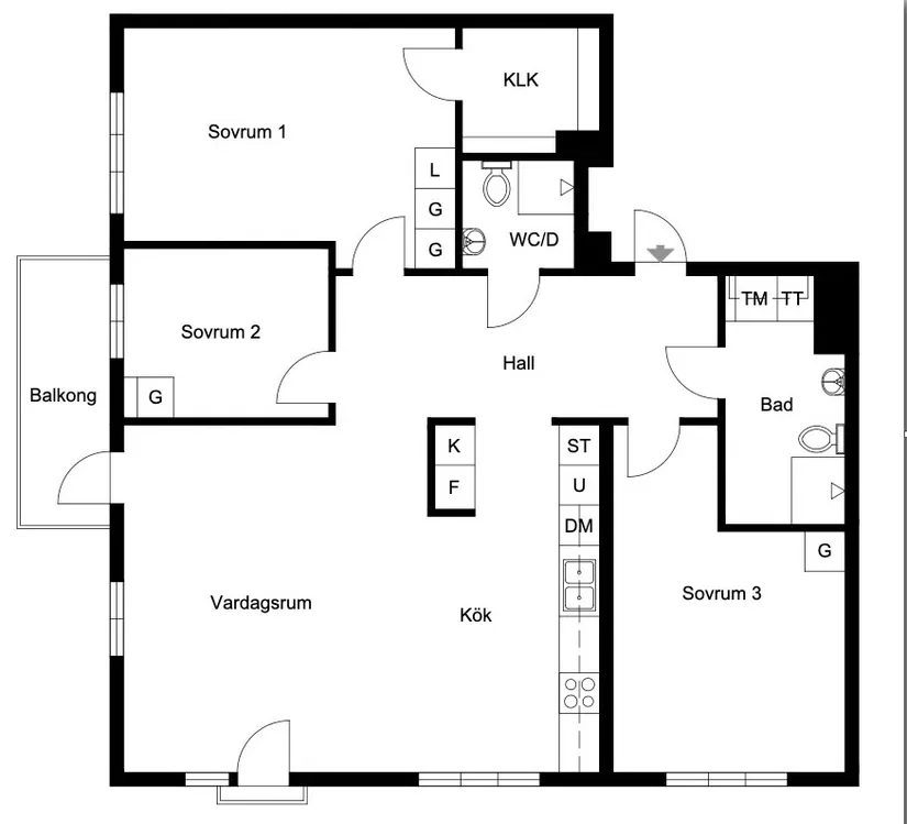 Bostadsrätt, Tecknarvägen 7, Västra Skogen/Ingenting, Solna