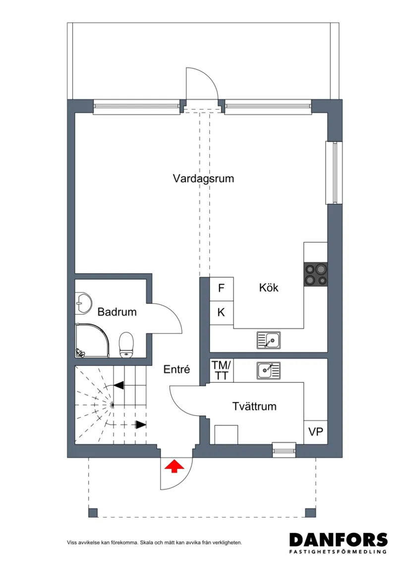 Bostadsrätt, Radhus, Valhallavägen 24A, Allarp, Laholm