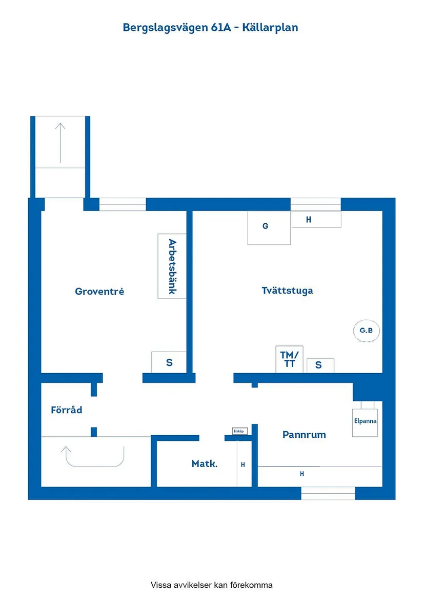 Villa, Radhus, Bergslagsvägen 61A, Svälthagen, Finspång