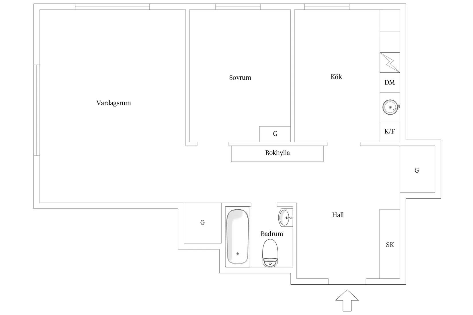 Bostadsrätt, Idrottsgatan 16A, Gamla Limhamn, Malmö