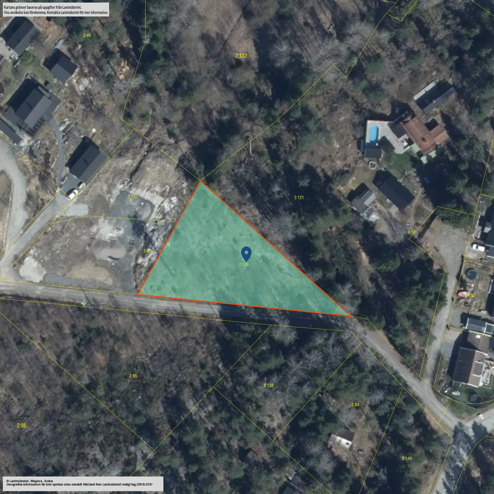 Tomt, Kårstahöjden 111, Kårsta, Vallentuna