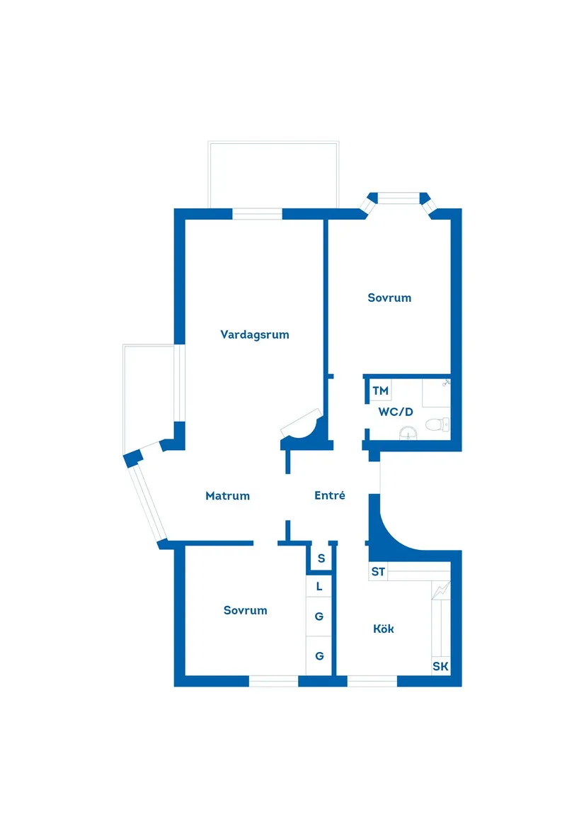 Bostadsrätt, Östergatan 5A, Pantarholmen, Karlskrona