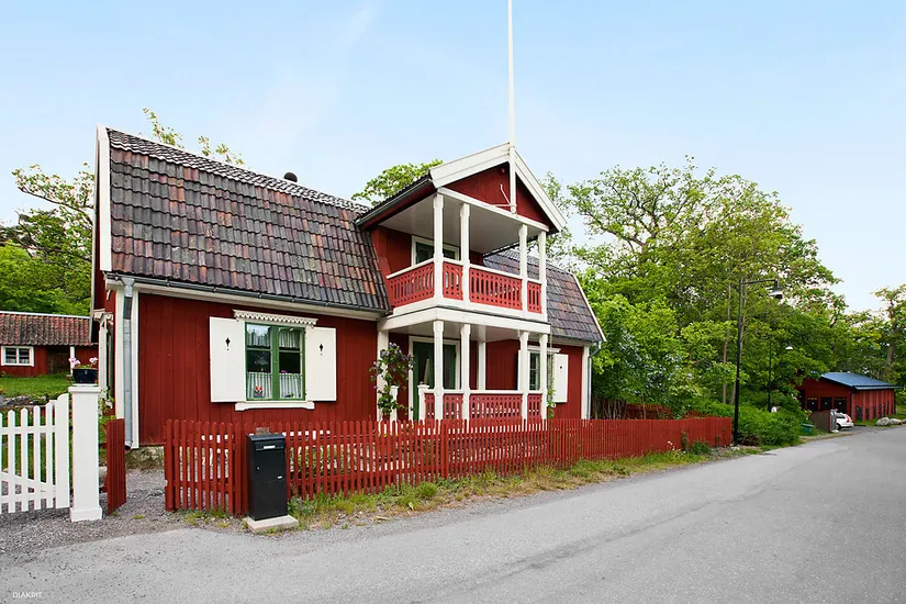 Villa, Radhus, Grindstugärde 3, Gustavsberg Norra Bruksgatorna, Värmdö