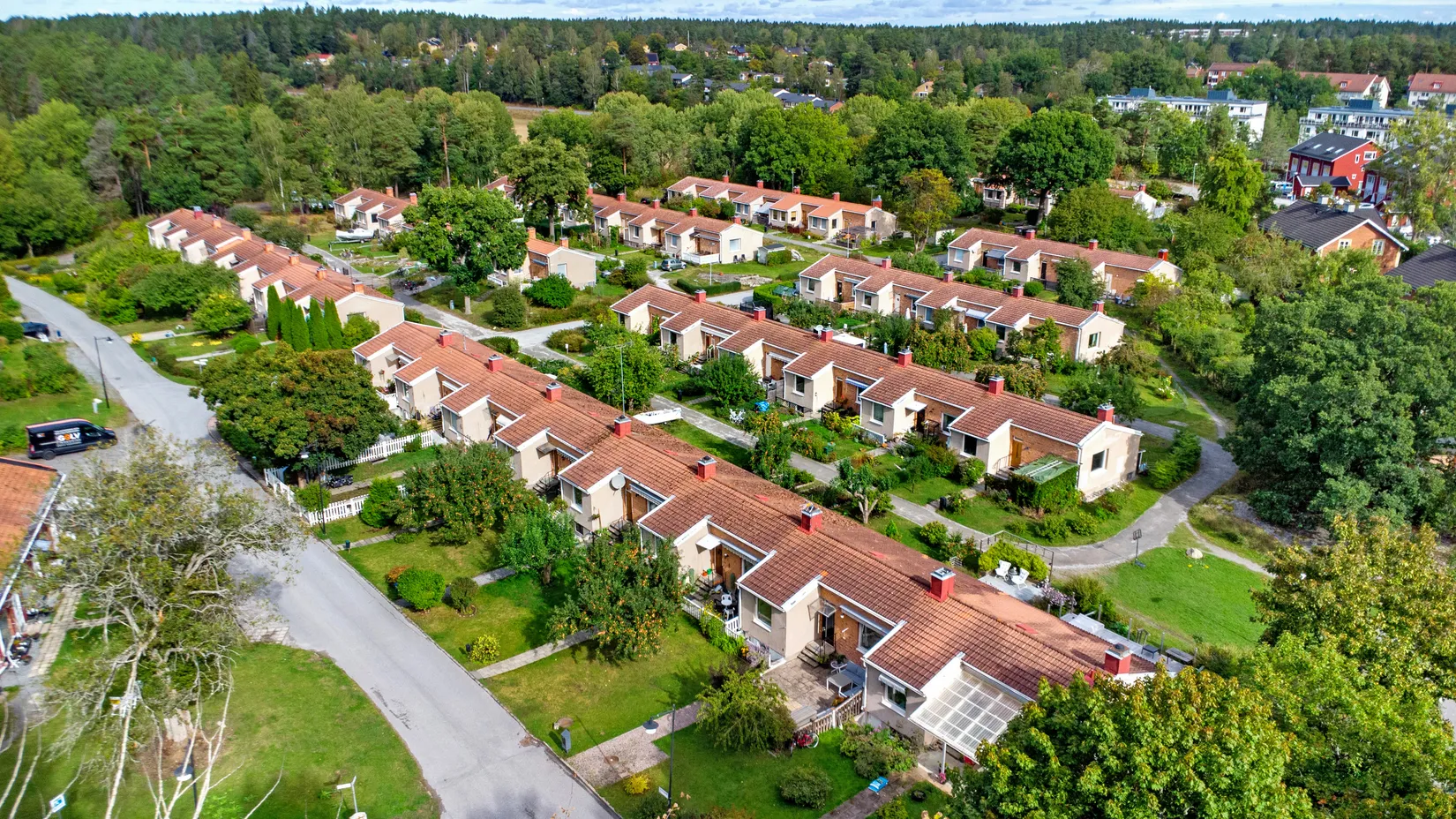 Villa, Radhus, Grindstugärde 3, Gustavsberg Norra Bruksgatorna, Värmdö