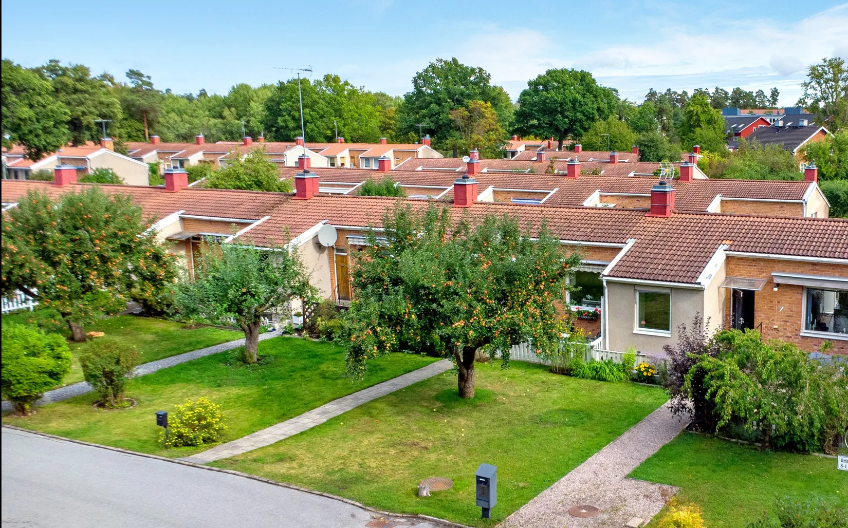 Villa, Radhus, Grindstugärde 3, Gustavsberg Norra Bruksgatorna, Värmdö