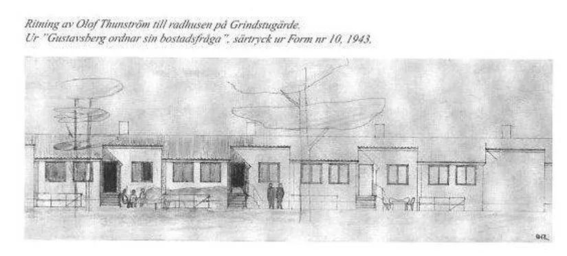 Villa, Radhus, Grindstugärde 3, Gustavsberg Norra Bruksgatorna, Värmdö