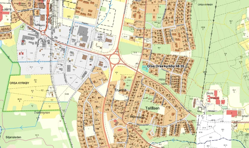 Villa, Lövsångarvägen 1, Berget, Orsa