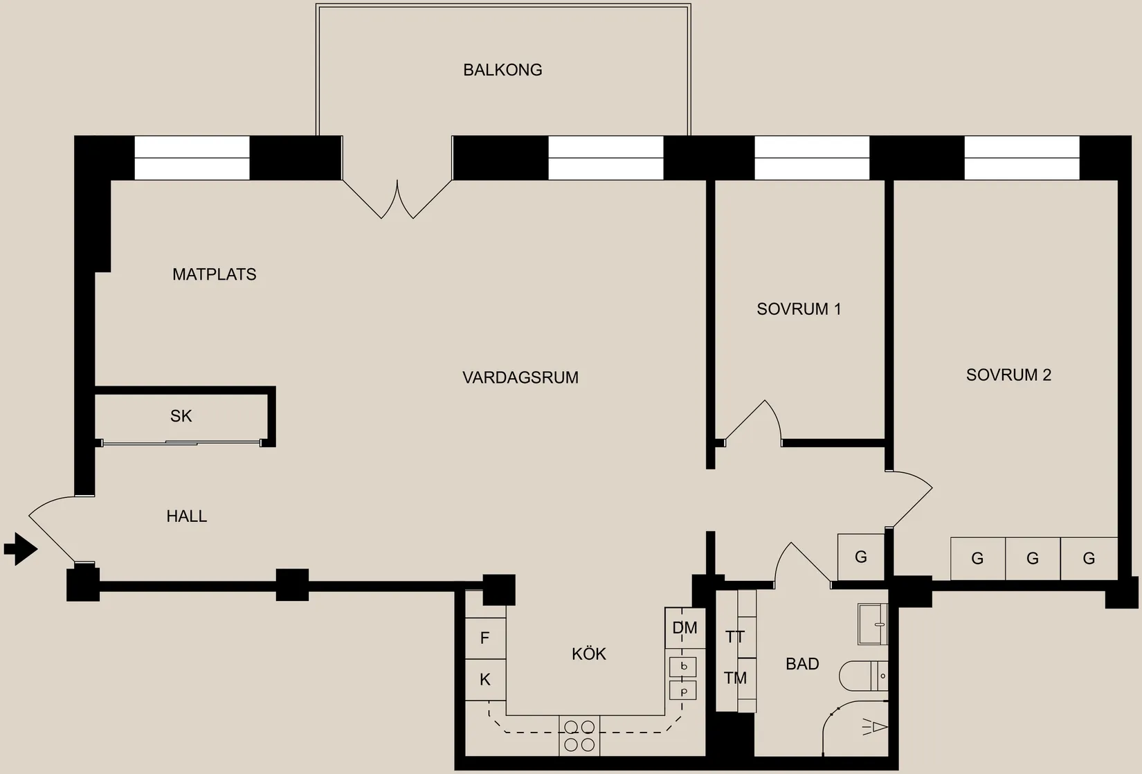 Bostadsrätt, Tjustgatan 11, Norr, Norrköping