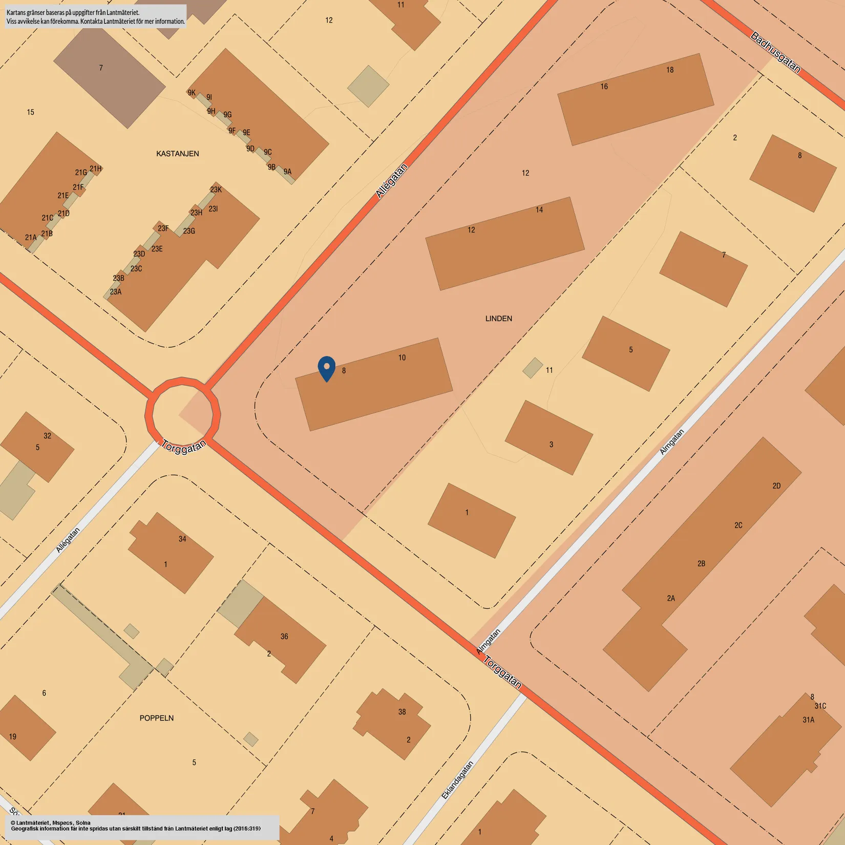Bostadsrätt, Allégatan 8, Centrala Vara, Vara
