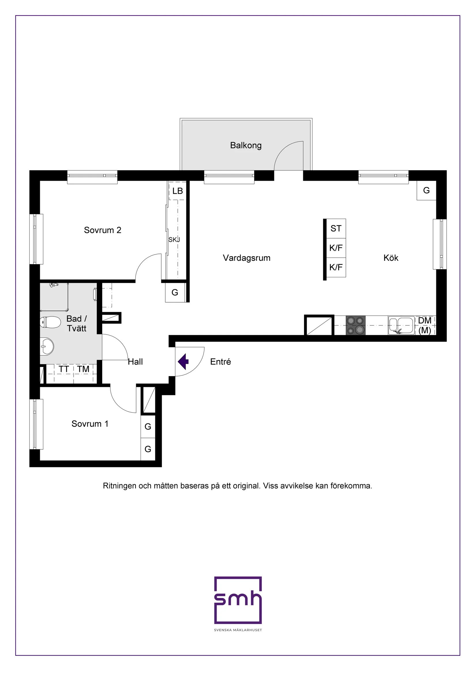 Bostadsrätt, Oskarslundsbacken 37, 6 tr!, Liljeholmskajen, Stockholm