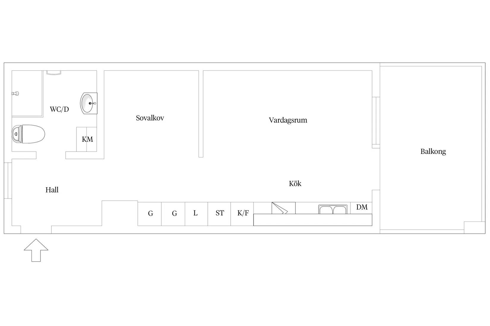 Bostadsrätt, Dockgatan 51, Dockan, Malmö