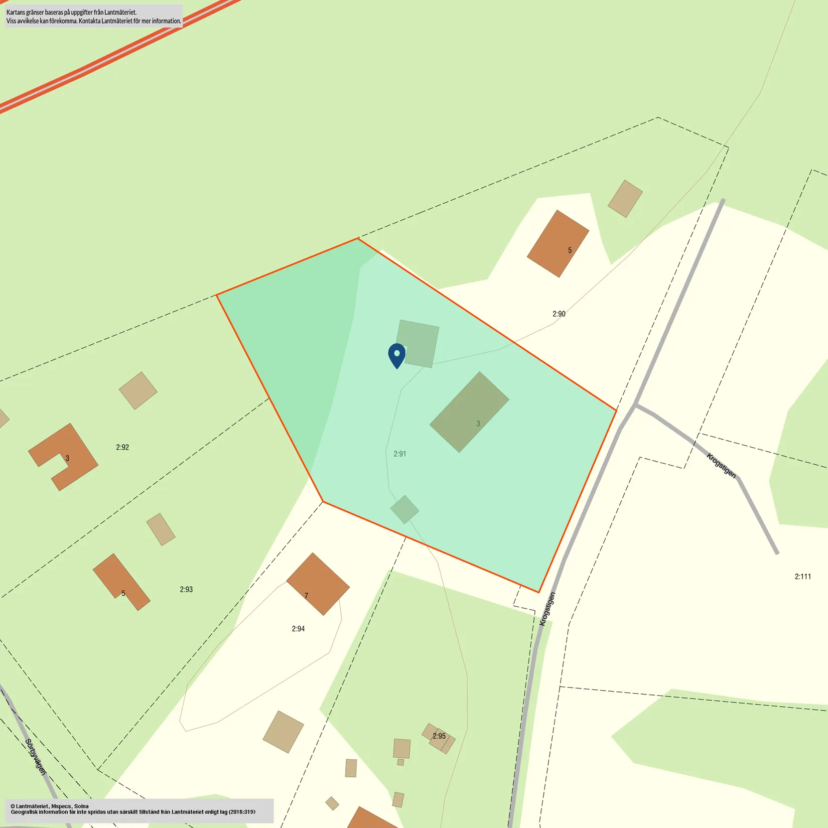 Villa, Krogstigen 3, Kvegerö, Nyköping