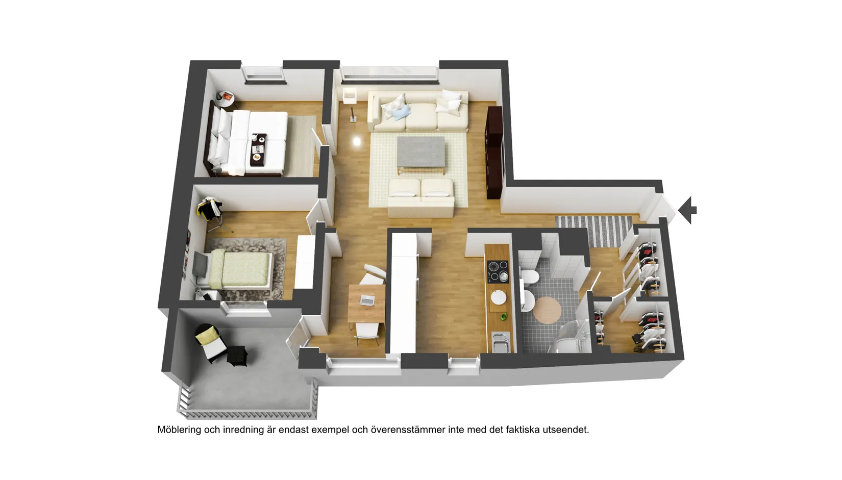 Bostadsrätt, Ostvägen 19A, Ersboda, Umeå