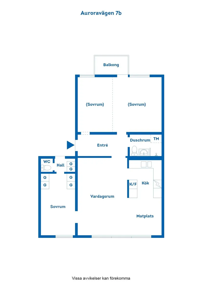 Bostadsrätt, Auroravägen 7B, Finspång Tätort, Finspång