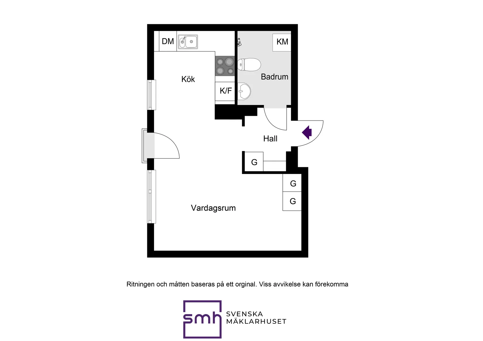 Bostadsrätt, Suddagummans Gata 12, 3 tr., Bromma / Annedal, Stockholm