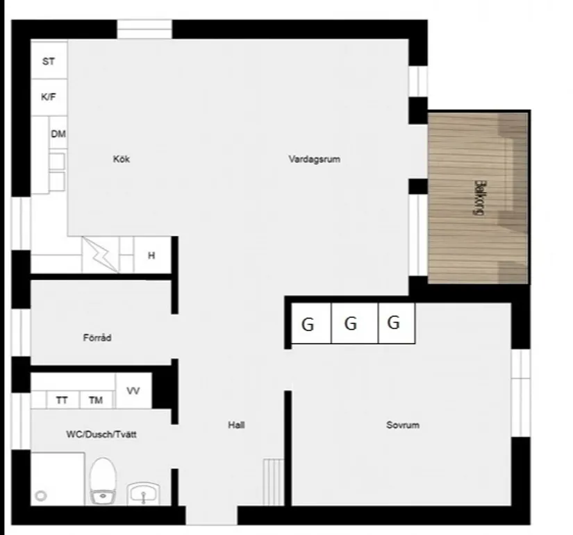 Bostadsrätt, Vindslingan 21, Polhem, Järfälla