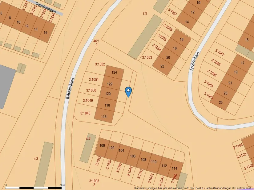 Villa, Radhus, Blåeldsvägen 120, Skälby, Järfälla