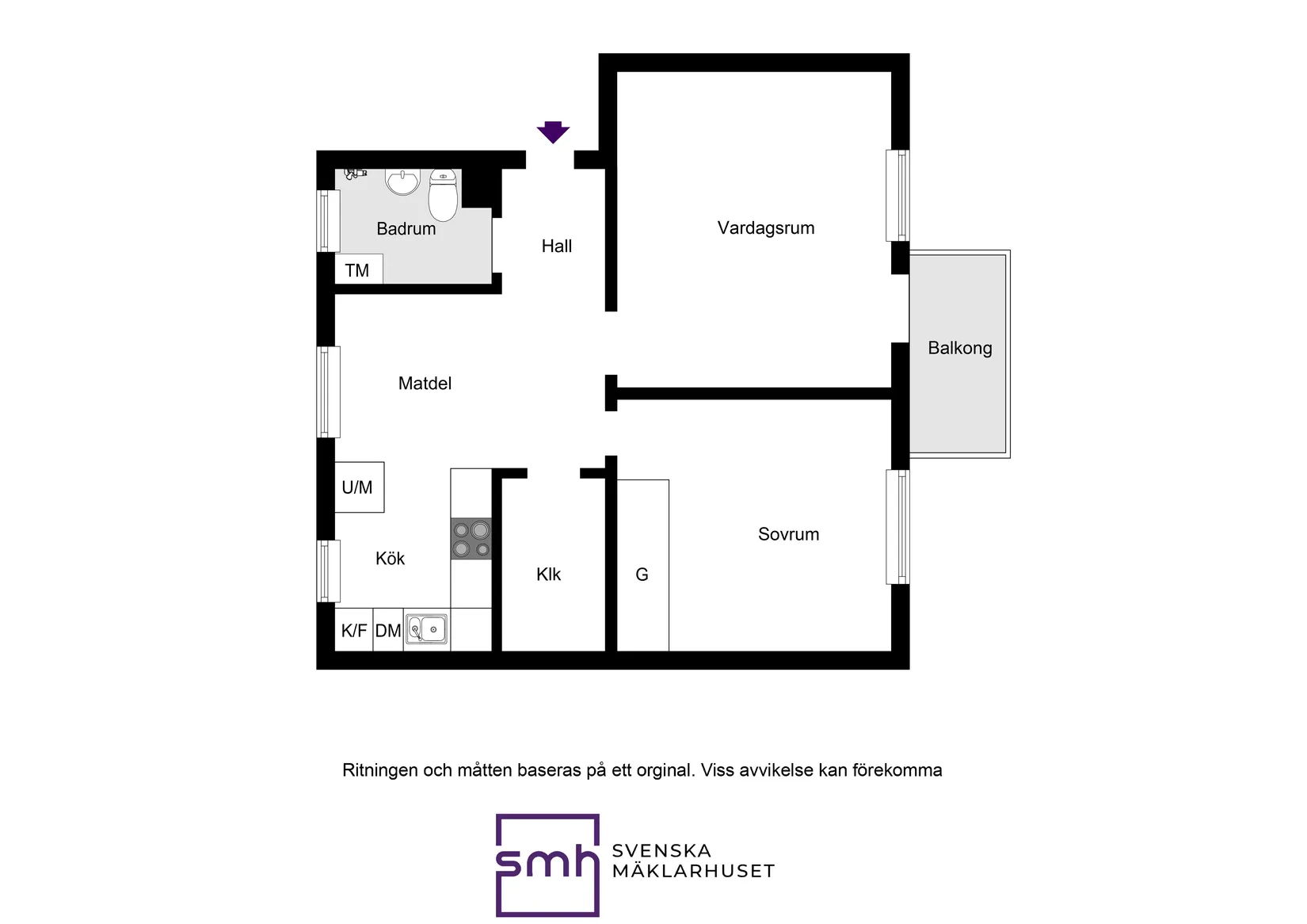 Bostadsrätt, Dukvägen 40, Bromma / Riksby, Stockholm
