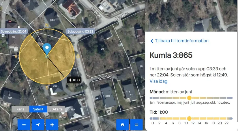 Tomt, Lönnvägen 36, Fornudden, Tyresö