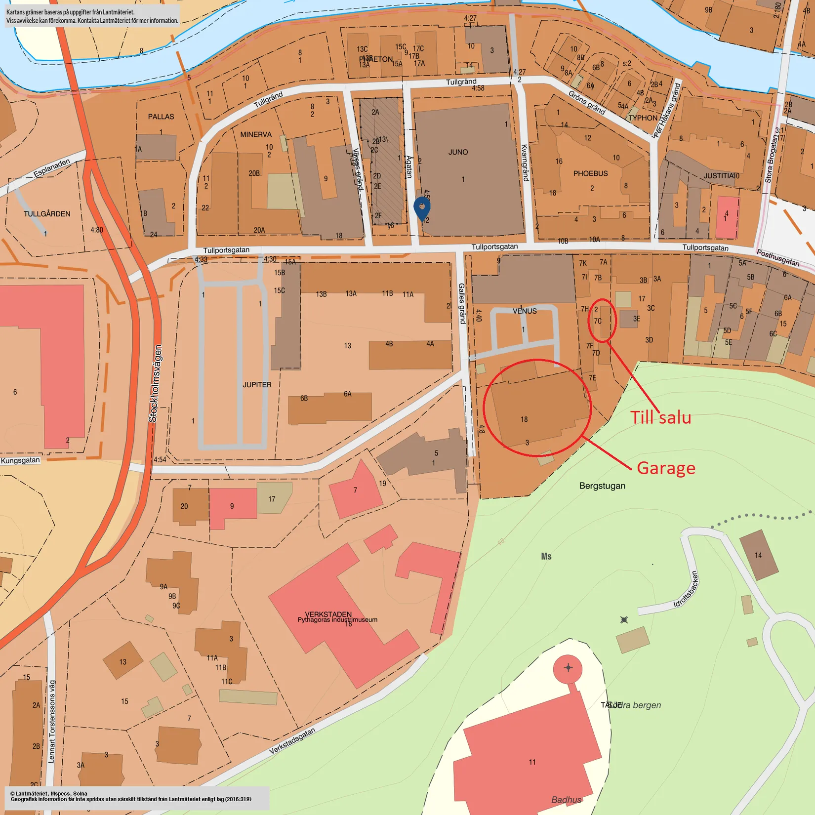 Bostadsrätt, Tullportsgatan 7C, Central Norrtälje, Norrtälje