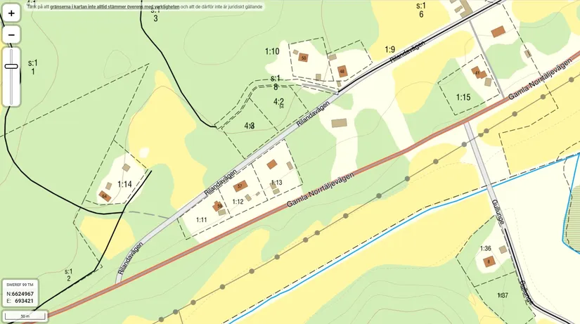 Tomt, Rilandavägen 54 & 56, Rö, Norrtälje