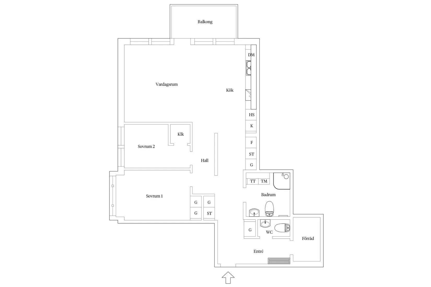 Bostadsrätt, Norra Kyrkogatan 6E, Tingvallastaden, Karlstad