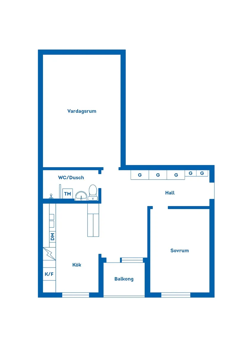 Bostadsrätt, Bigatan  5, Marieholm, Mariestad